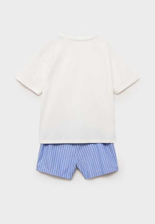 MANGO - Pyjama day - medium blue