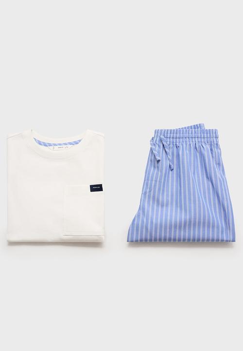 MANGO - Pyjama day - medium blue