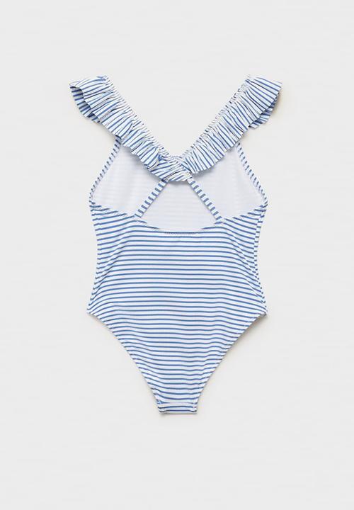 MANGO - Swimsuit proakg - medium blue