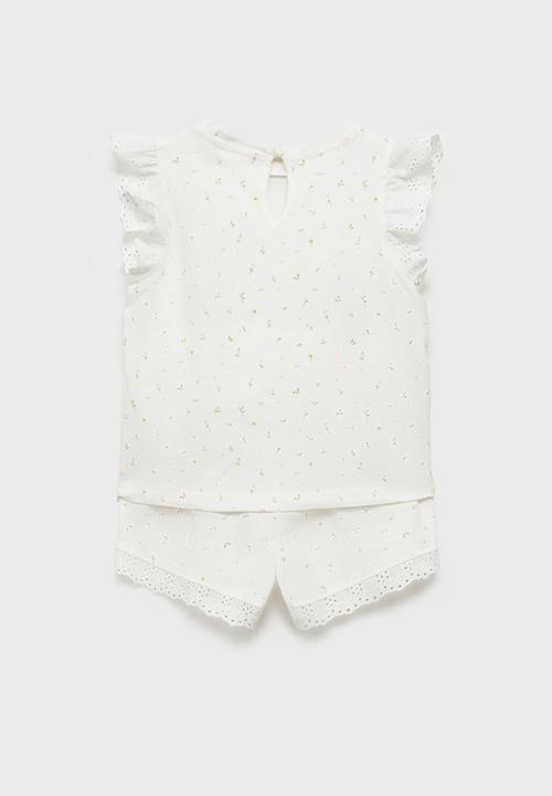 MANGO - Pyjama blancab - natural
