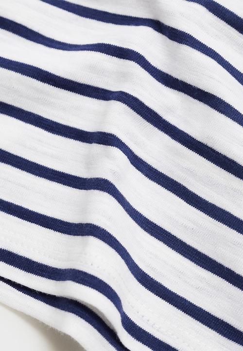 MANGO - T-Shirt Alex - Medium Blue