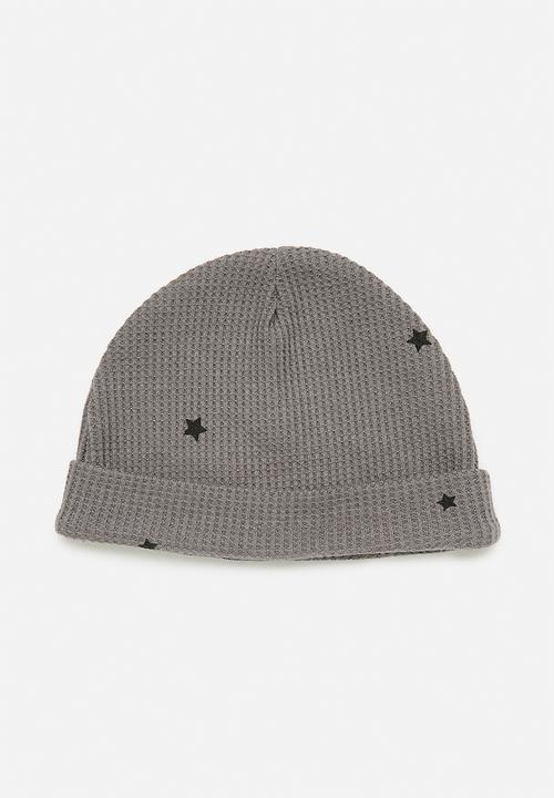 Pop Candy - 3 Pack beanie set-beige & grey