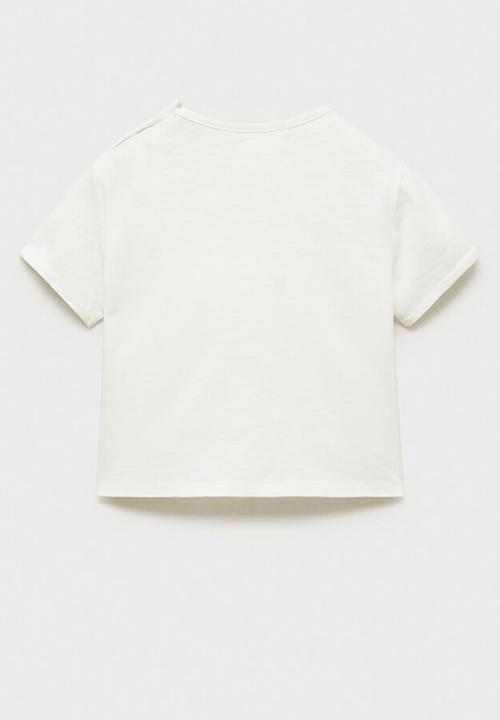 MANGO - T-Shirt Octopus - Natural