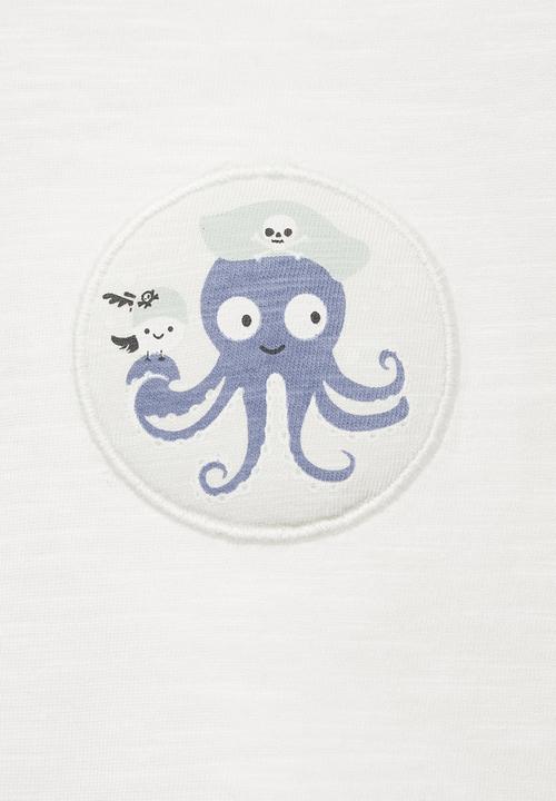 MANGO - T-Shirt Octopus - Natural