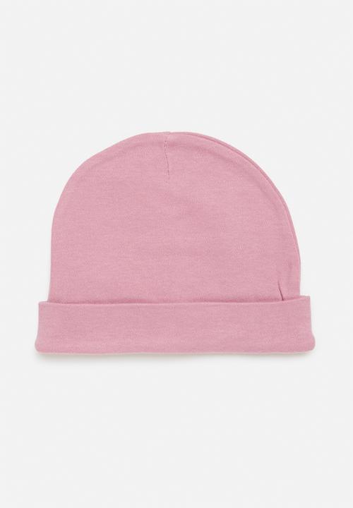 Pop Candy - 3 Pack beanie set-pink & ecru
