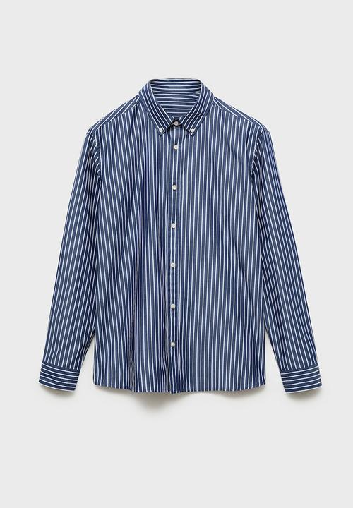 MANGO - Shirt PISA - Navy