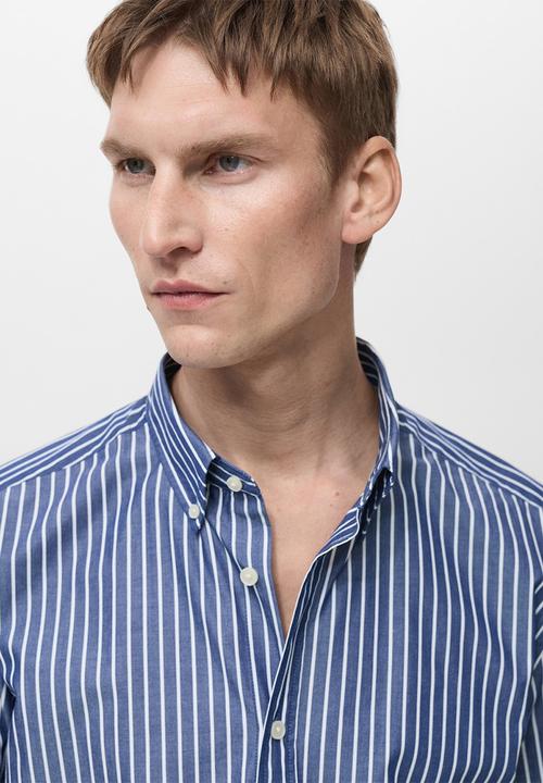 MANGO - Shirt PISA - Navy