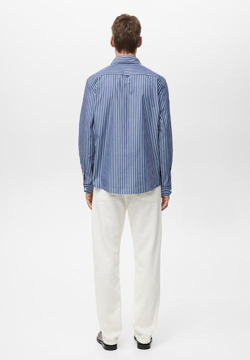MANGO - Shirt PISA - Navy