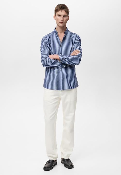 MANGO - Shirt PISA - Navy