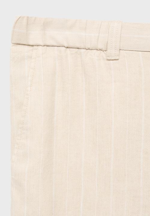 MANGO - Trousers CARBOP - Light Beige