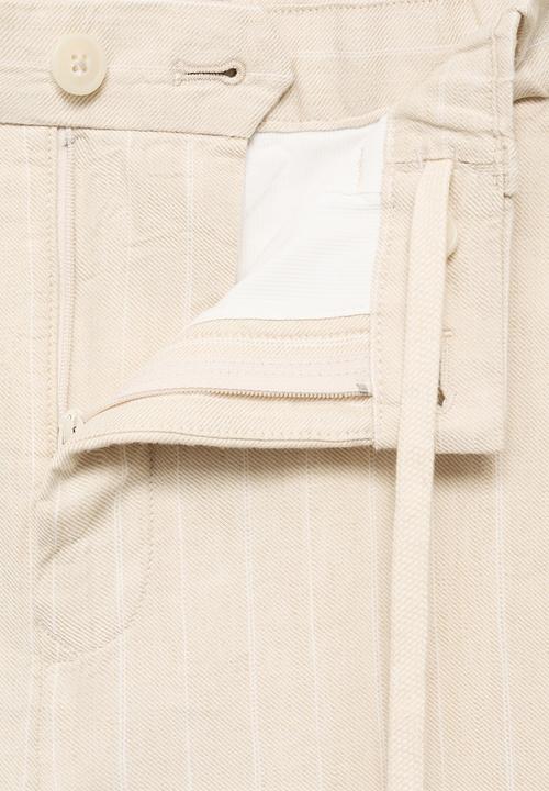 MANGO - Trousers CARBOP - Light Beige