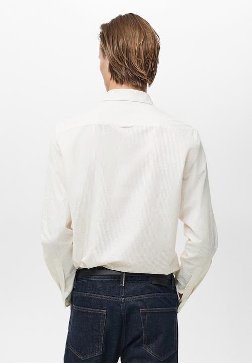 MANGO - Shirt SOLLER - Light Beige