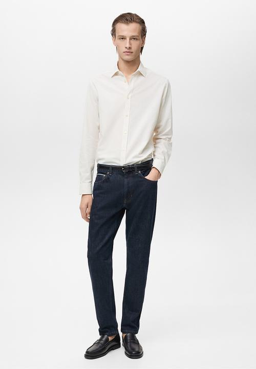 MANGO - Shirt SOLLER - Light Beige