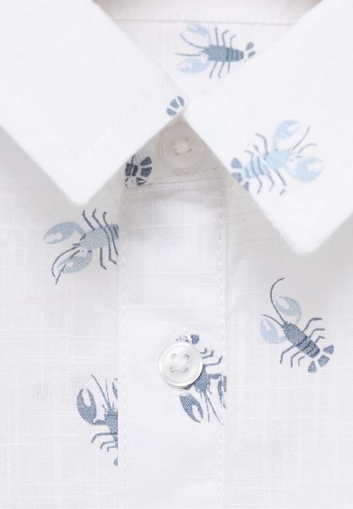 MANGO - Shirt Langosta - White