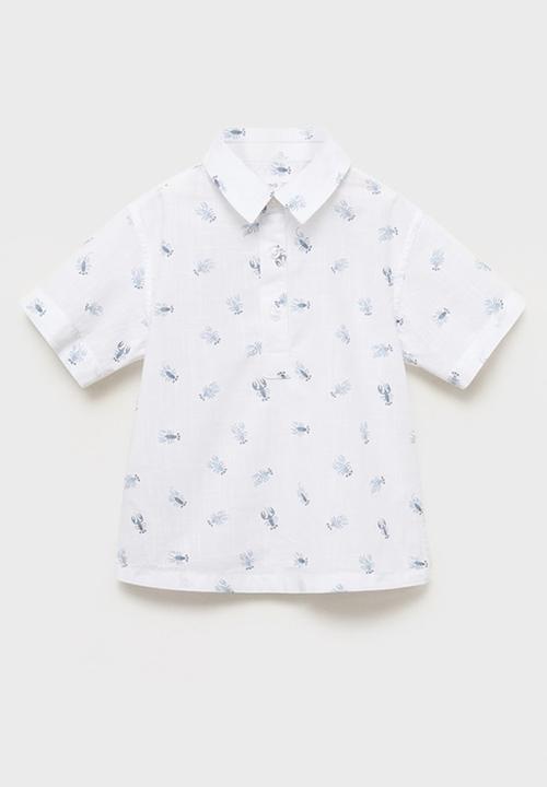 MANGO - Shirt Langosta - White