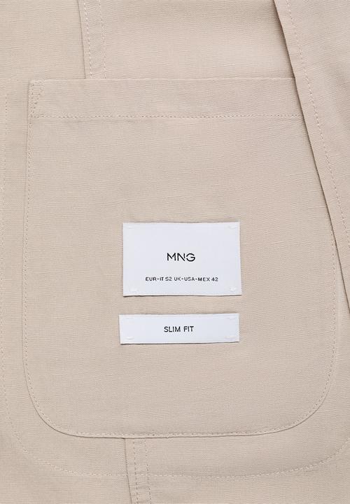 MANGO - Blazer DELAVE - Light Beige