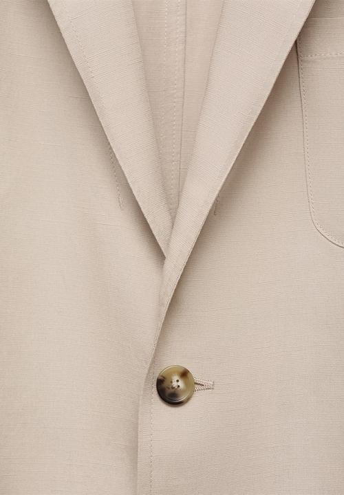 MANGO - Blazer DELAVE - Light Beige