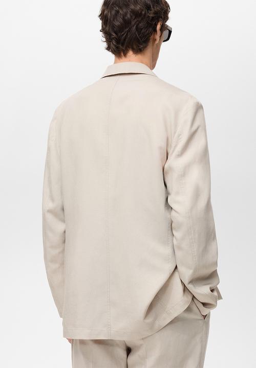 MANGO - Blazer DELAVE - Light Beige