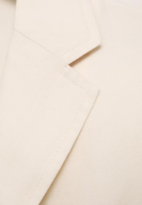 MANGO - Blazer RUSTIC - Light Beige