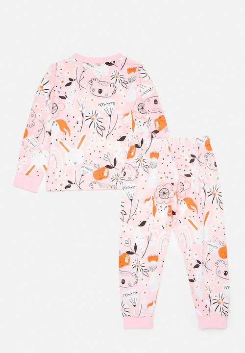 Pop Candy - Printed top & bottom set - pink