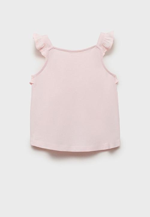 MANGO - T-shirt moni - pink