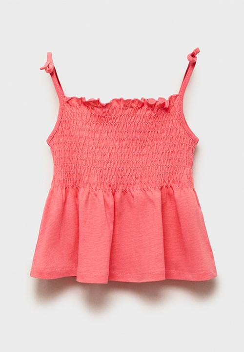 MANGO - T-shirt playa - bright red