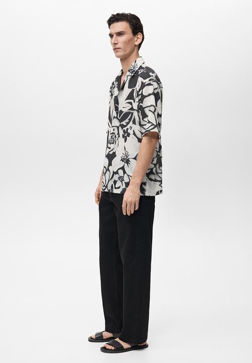 MANGO - Shirt PAVONE - Black