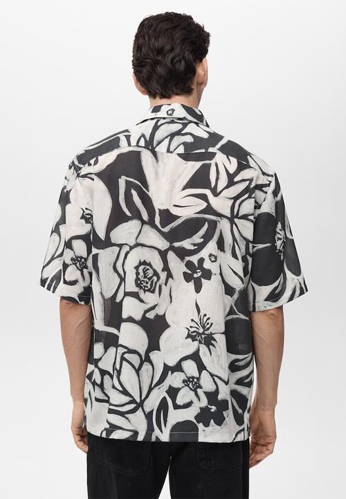 MANGO - Shirt PAVONE - Black