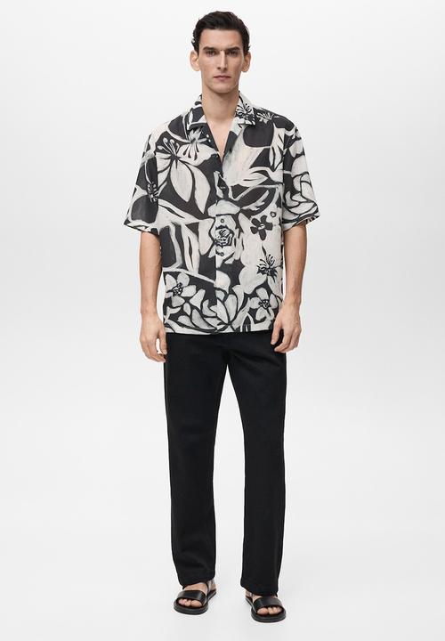 MANGO - Shirt PAVONE - Black