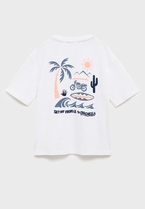 MANGO - T-shirt coach - natural