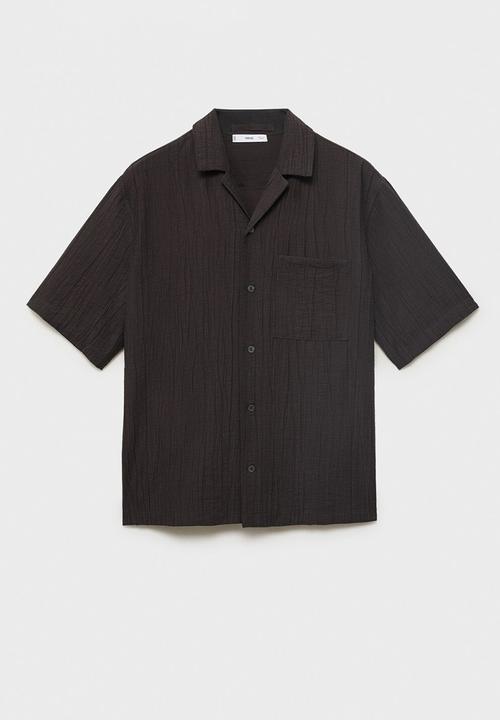 MANGO - Shirt FARO - Brown