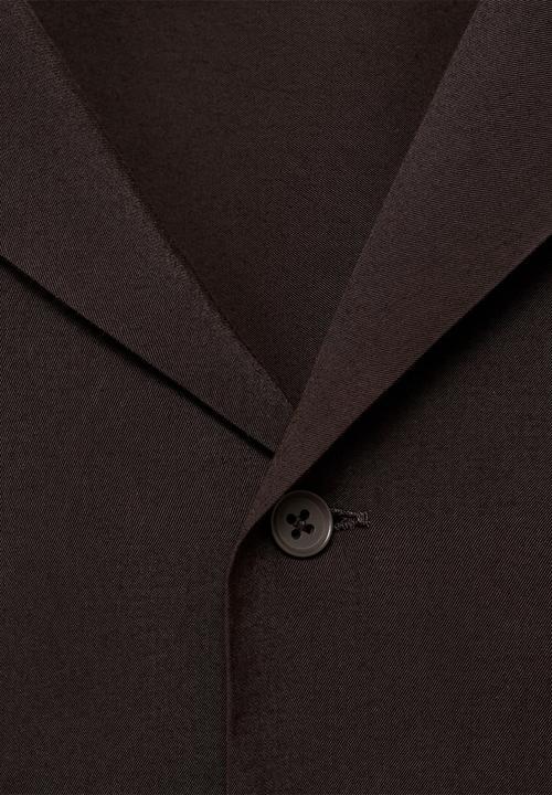 MANGO - Shirt MALAGA1 - Dark Brown
