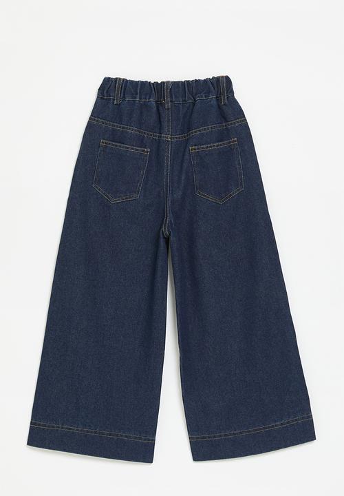 Pop Candy - Wide leg jeans - indigo blue