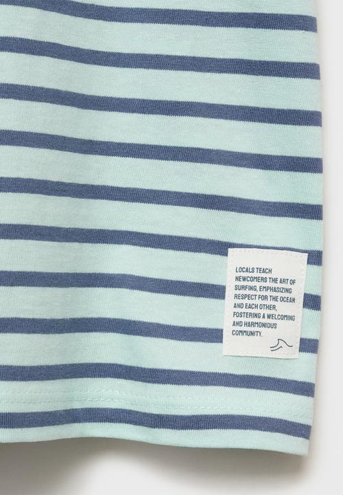 MANGO - T-shirt locals - light pastel green