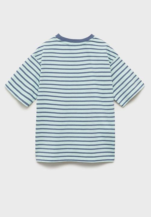 MANGO - T-shirt locals - light pastel green