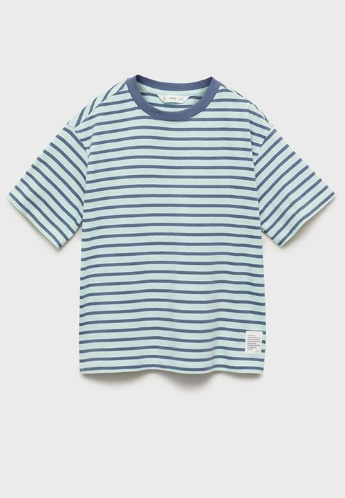 MANGO - T-shirt locals - light pastel green
