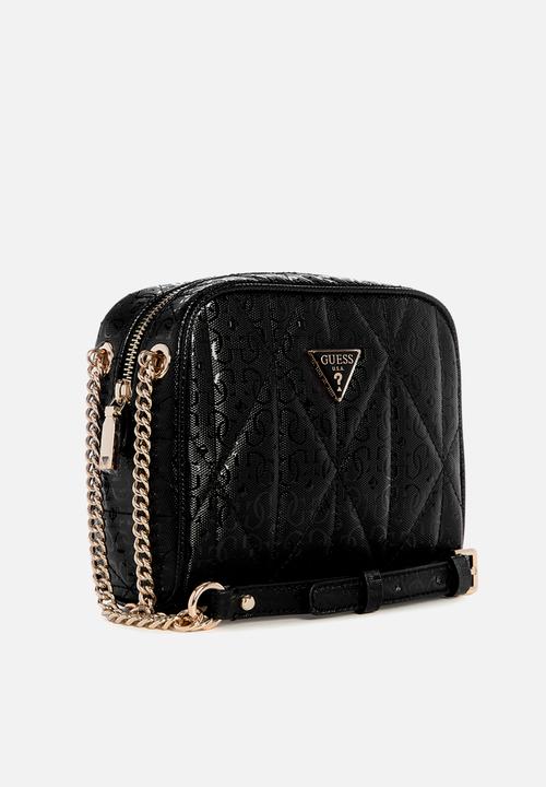 GUESS - Aldina camera crossbody - black