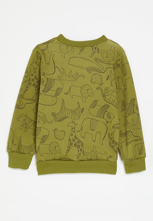 Pop Candy - Printed sweat top - green