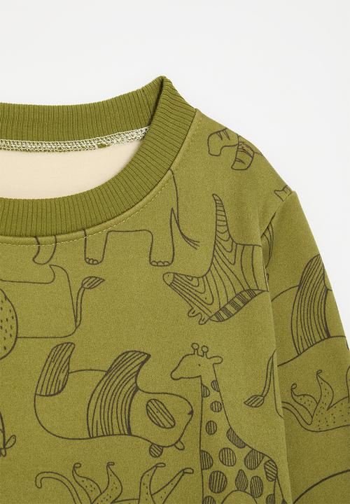 Pop Candy - Printed sweat top - green