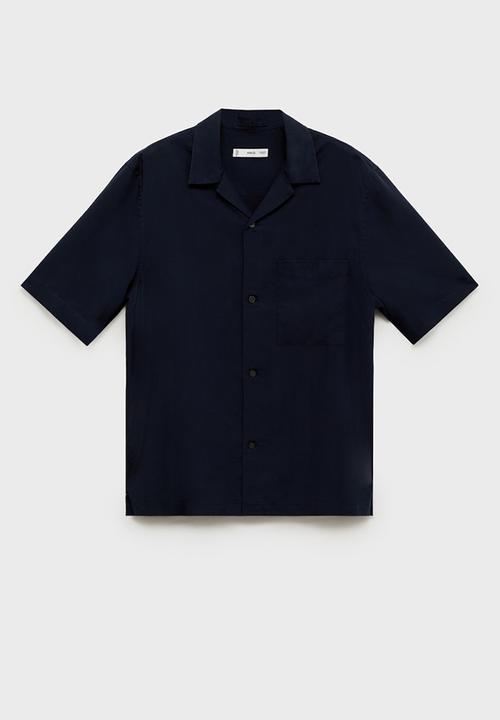 MANGO - Shirt MALAGA - Navy