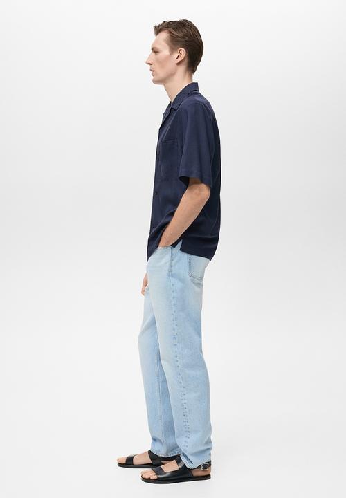 MANGO - Shirt MALAGA - Navy