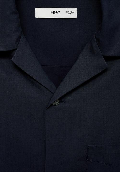 MANGO - Shirt MALAGA - Navy