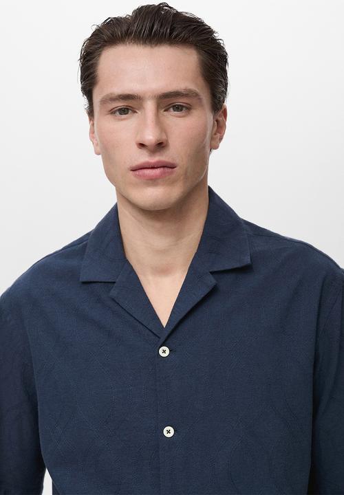MANGO - Shirt NAU - Navy