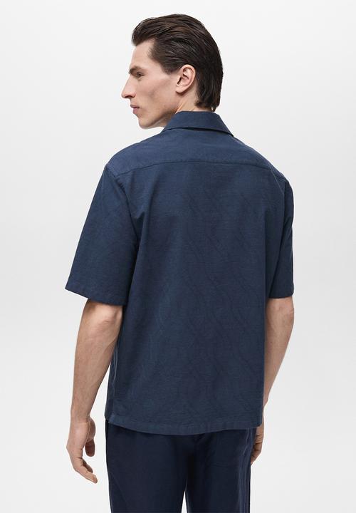 MANGO - Shirt NAU - Navy