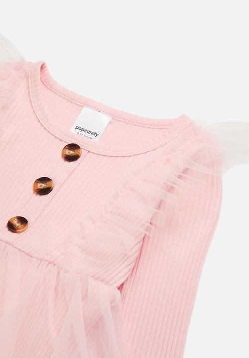 Pop Candy - Bodysuit with tulle skirt - light pink