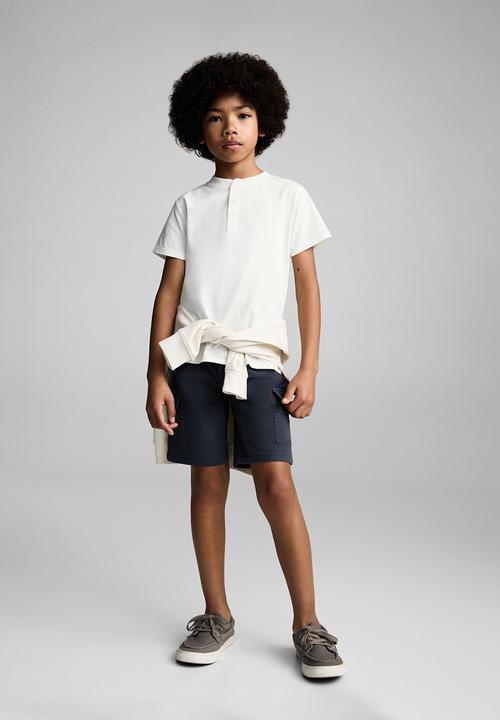 MANGO - T-shirt pani8 - natural