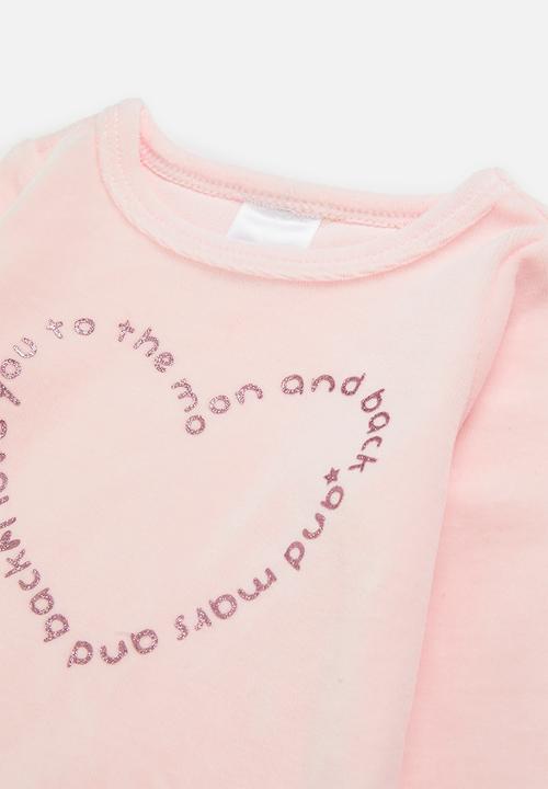Pop Candy - Heart print sweatshirt - pink