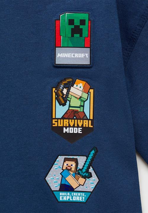 MANGO - T-shirt minecraf - navy