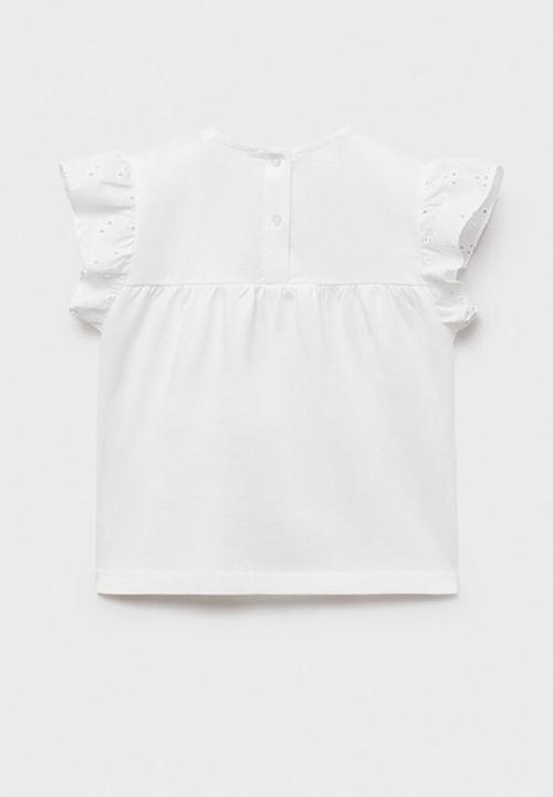 MANGO - T-shirt anita - natural