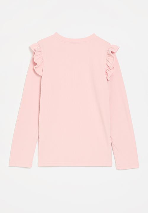Pop Candy - Frilled top-pink